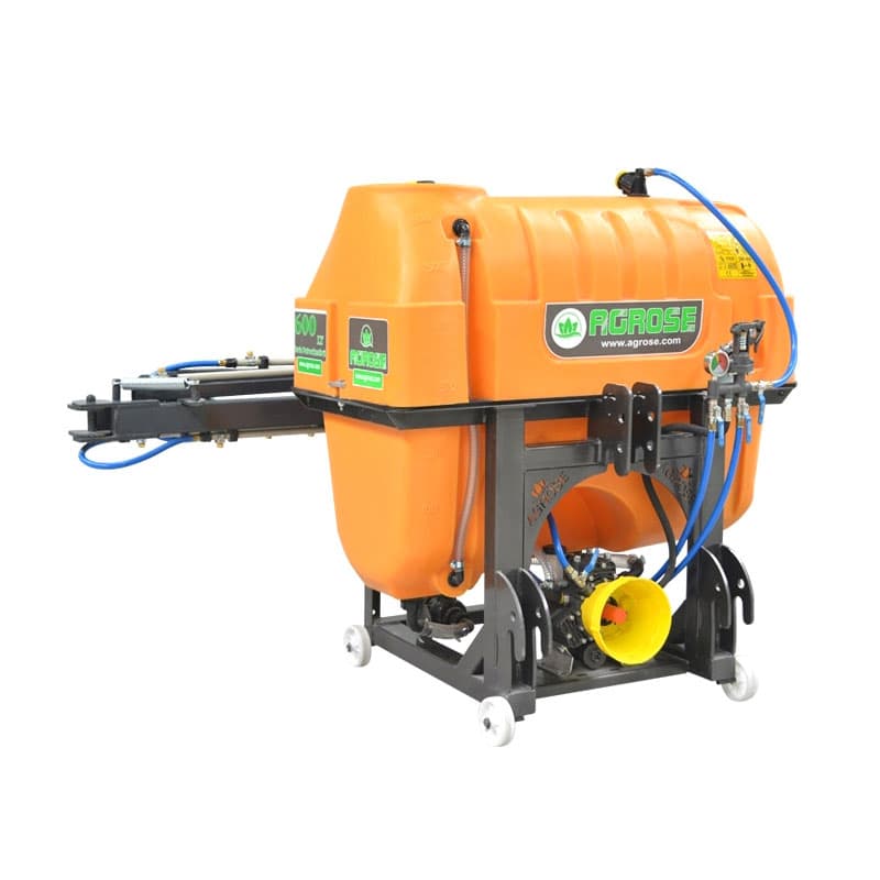 خرید و قیمت سمپاش سوار شونده ۶۰۰ لیتری سه مخزن بوم ۱۴ متری + فروش عمده